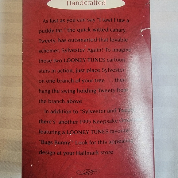 Hallmark Keepsake Sylvester and Tweety HANG - TOGETHER Christmas Ornament - Picture 5 of 7